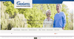 Desktop Screenshot of geriatel.es